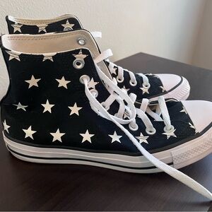 Converse Black and White Star High-Tops